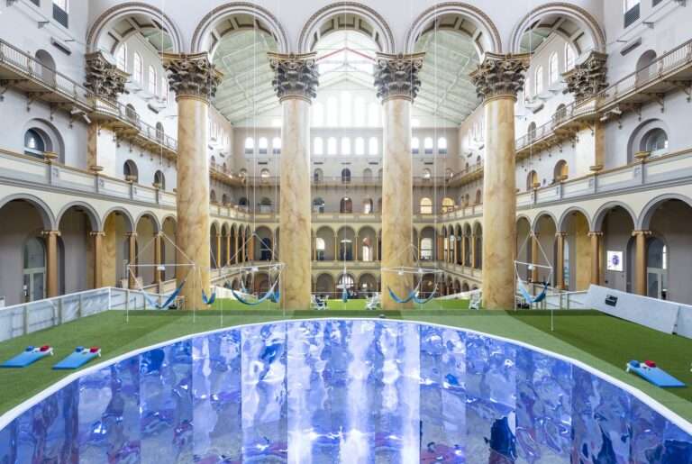 First Look: A Gigantic Lawn Just Popped Up Inside the National Building Museum