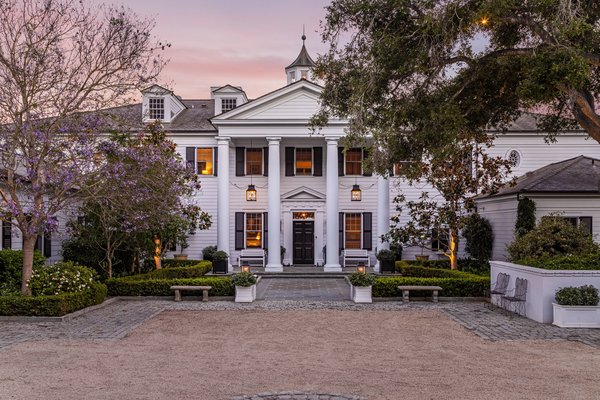 The home was built in 2010 by Santa Barbara–based architect Don Nulty and Feng shui master David Cho. A striking example of classic, East Coast–inspired American architecture, the residence boasts exquisite custom detailing and chic, modern comforts.