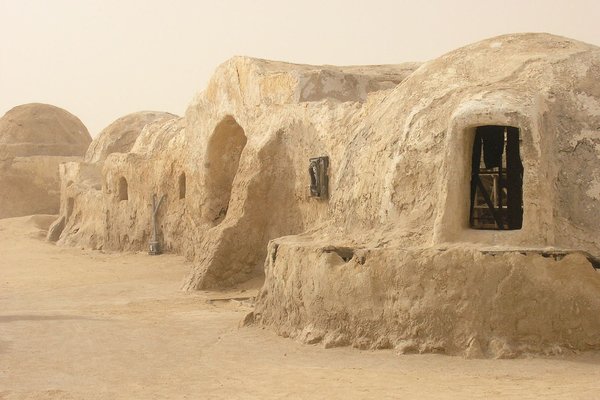 Kanye West’s Yeezy Homes were inspired by the desert structures depicted on the Star Wars planet of Tatooine. The planet was named after the southern Tunisian city Tataouine, which is known for such structures.