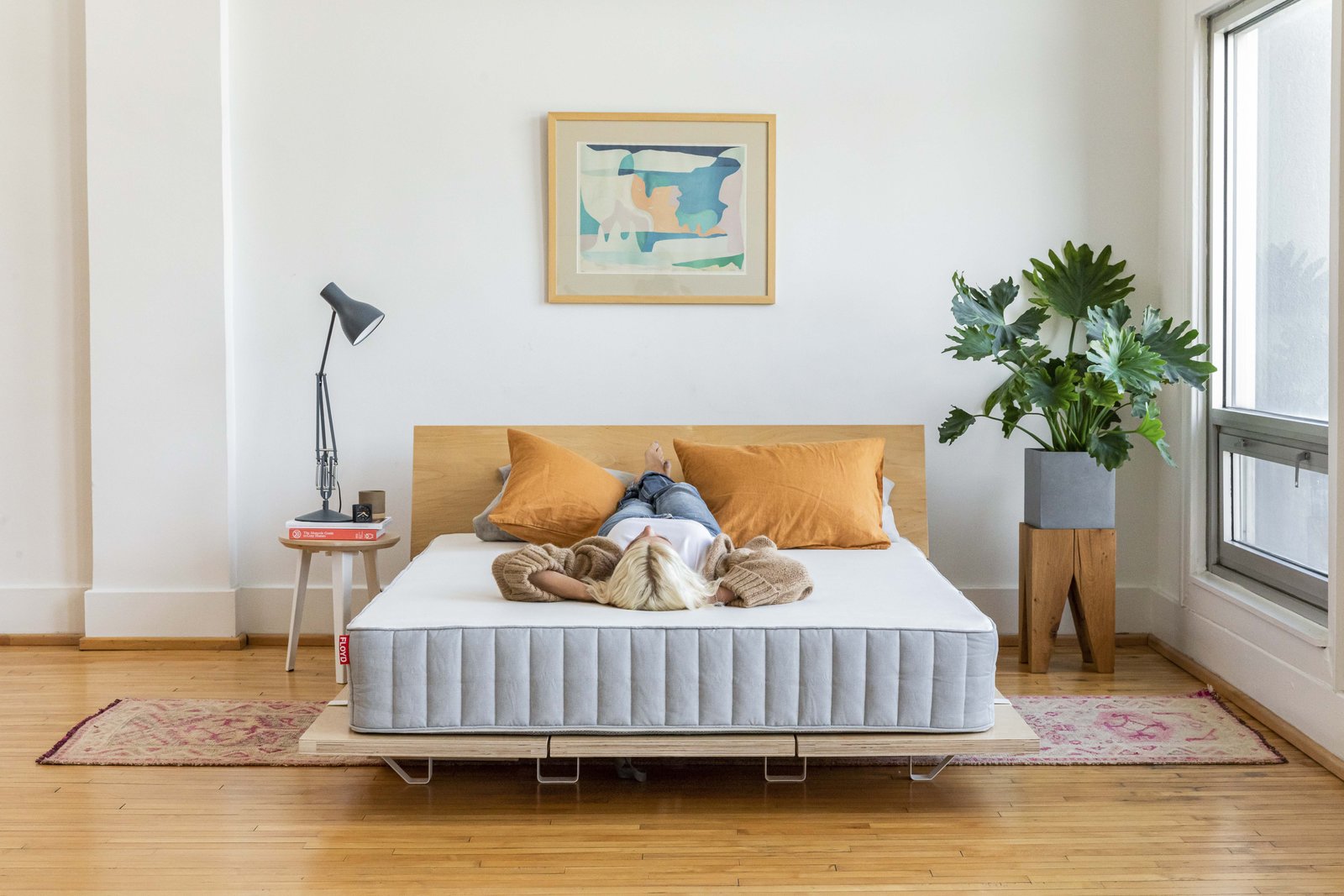 Floyd Debuts A Mattress That Perfectly, Detroit Bed Frame