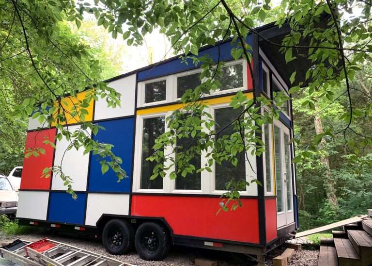 Snag This Marvelous Mondrian-Inspired Tiny House for $40K