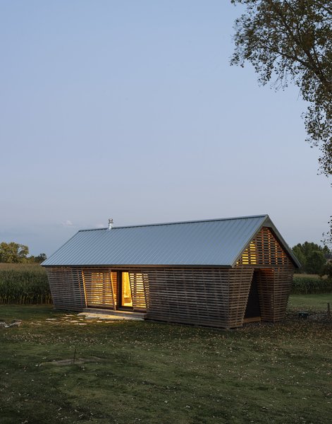 When they needed more room for visiting children and grandkids, Karen and Rick Hawkins paid homage to a once common Midwestern sight, the corn crib, by adding to their family farm.