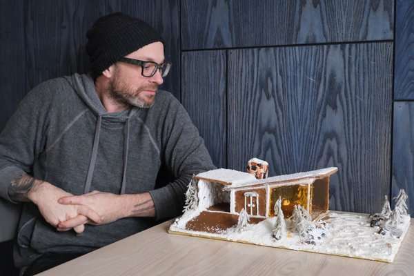 A Bay Area Chef Builds a Midcentury Ski Cabin Out of Gingerbread