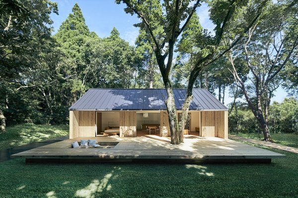 Upon the launch of the Yō no Ie House in September 2019, Muji installed a show home in a forested area in Isumi, about two hours from central Tokyo.