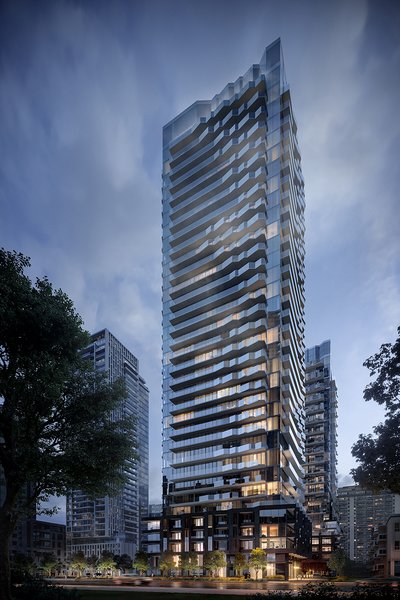 The two towers will have 751 condominium suites ranging from studios to three bedrooms. Pricing for the apartments starts at $400,000 and they go on sale early 2020. 