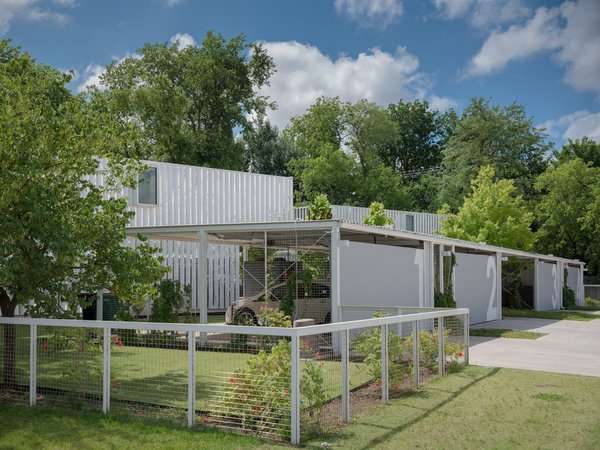 A Sustainable Shipping Container Community Springs Up in Oklahoma City