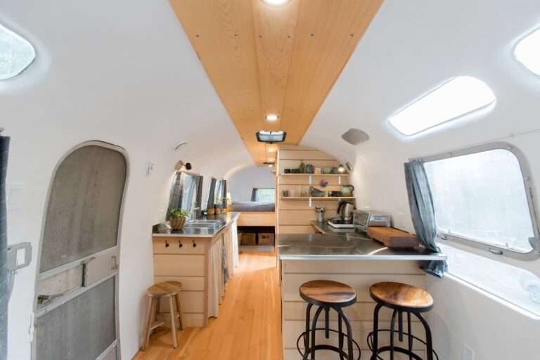 A Canadian Couple Revitalize a 1970s Airstream Using Salvaged Materials
