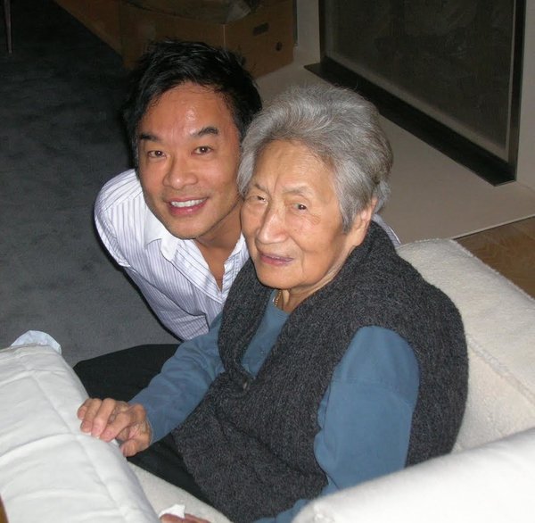 George Yabu and his mom, Masako.
