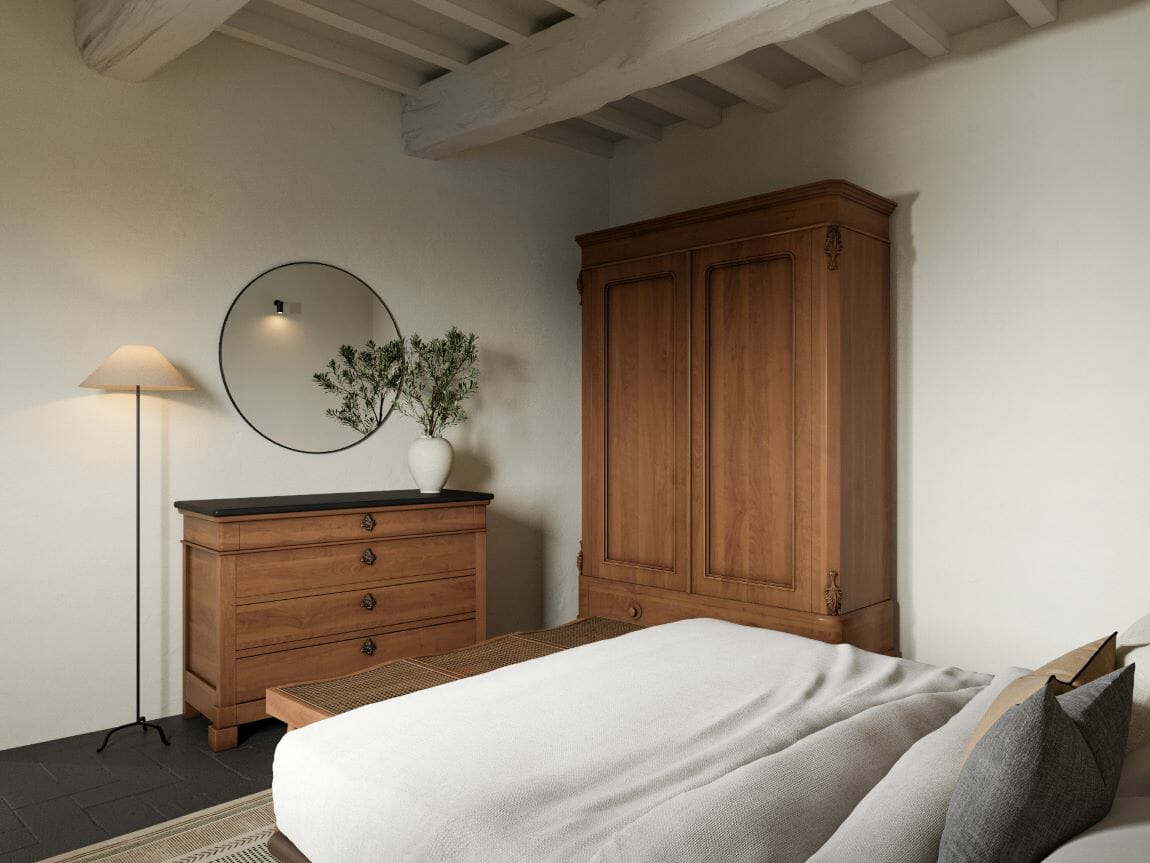 Minimalist contemporary bedroom interior design ideas by Decorilla