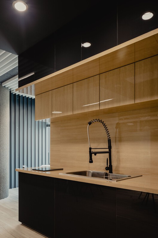 Corporativo IS 19 Offices / Prototype Architecture Studio - Interior Photography, Kitchen, Sink, Countertop