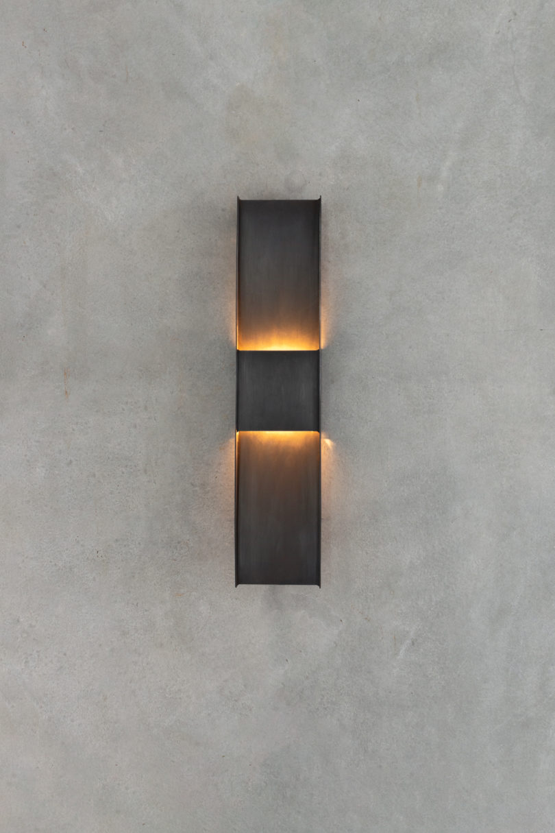 modern structural wall lamp