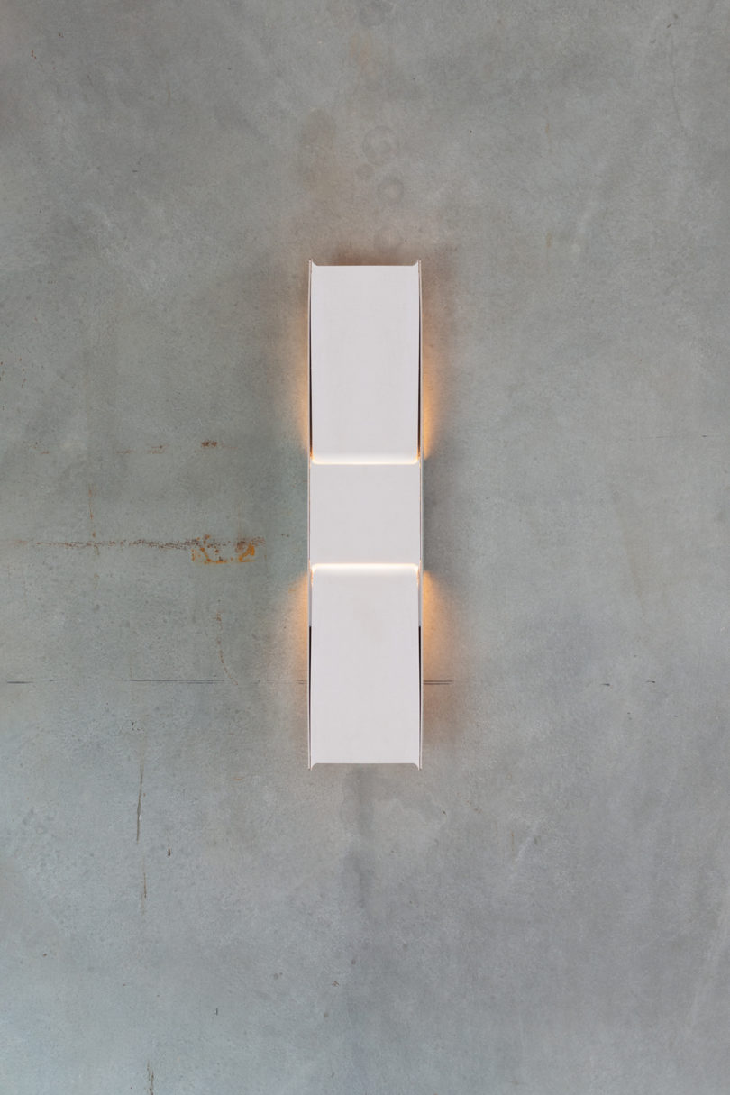 modern structural wall lamp