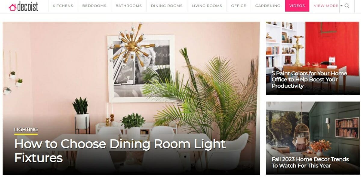 One of the top decorating and interior design blogs for home making