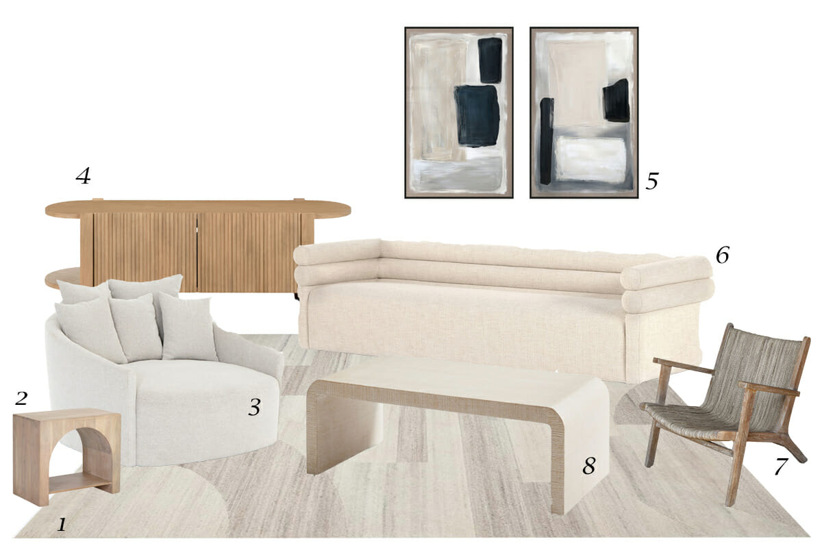 Contemporary earthy interior design top picks by Decorilla