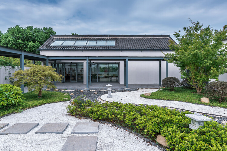 Community Center in Tangma Village / Atelier RenTian - Exterior Photography, Door, Garden