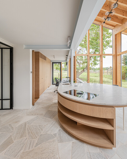 Villa ABC / Objekt Architecten - Interior Photography, Bathroom, Sink, Countertop, Bathtub, Beam