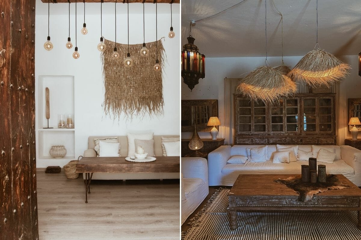 Mediterranean home interior design style with wall art