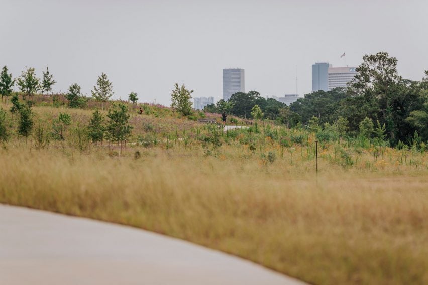 Pathways overlooking Houston