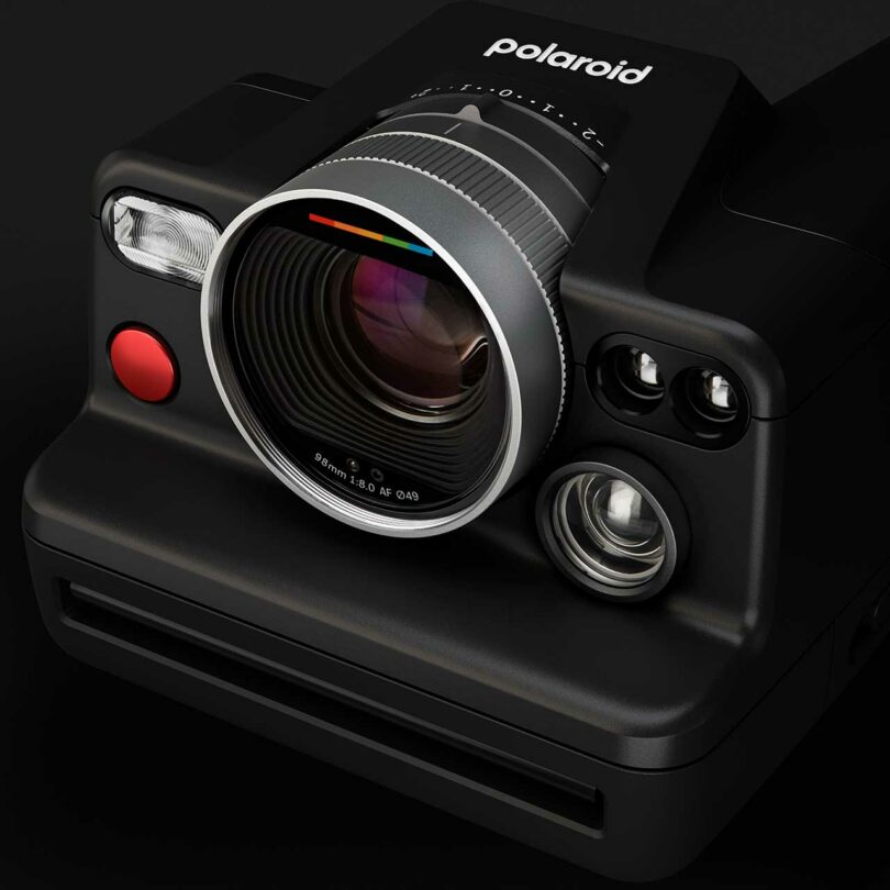 angled down view of new Polaroid I-2 instant camera