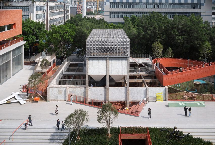 Adapted industrial structure at former Kingway Brewery in Shenzhen