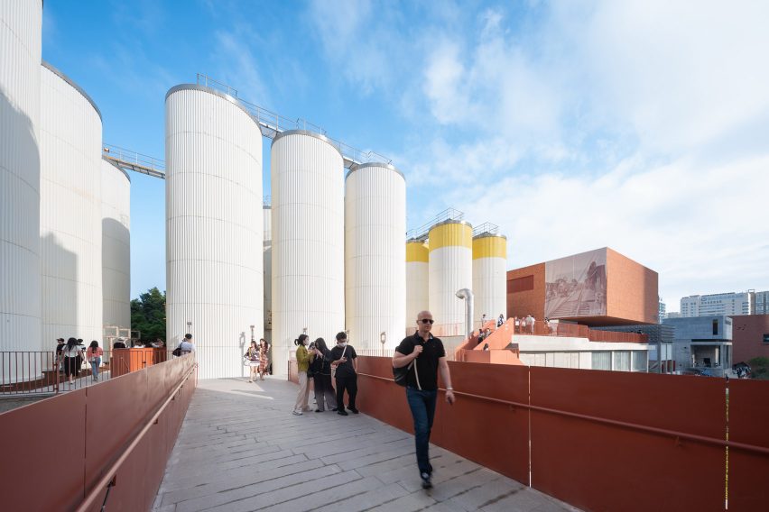 Walkway at the renovated Kingway Brewery in Shenzhen