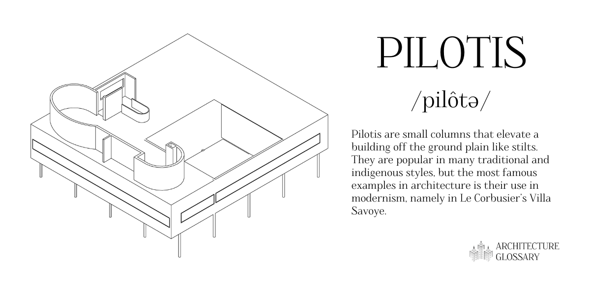 Pilotis Definition - 100 Architecture Terms to Help You Describe Buildings Better