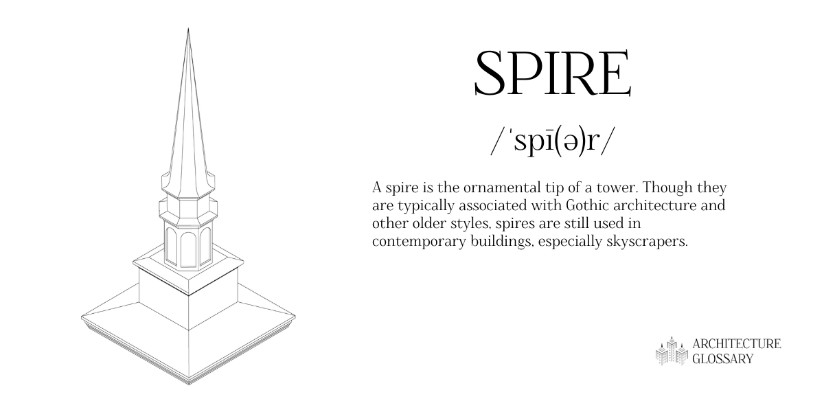 Spire Definition - 100 Architecture Terms to Help You Describe Buildings Better