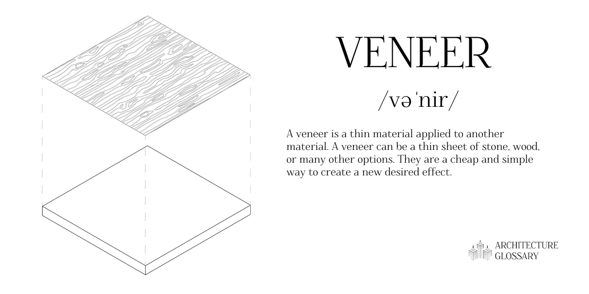 Veneer Definition - 100 Architecture Terms to Help You Describe Buildings Better