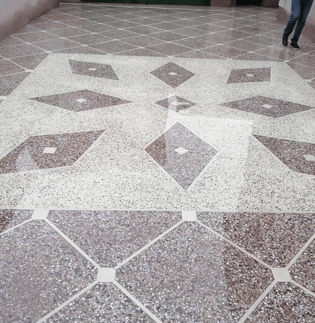 pattern terrazzo floor