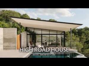 Boomerang-Shaped House Highlights Natural Terrain Curvature
