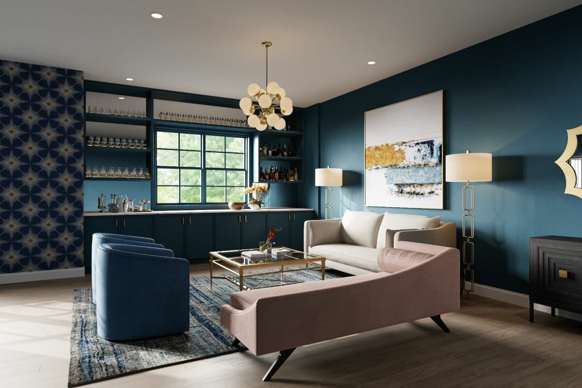 Living room furniture trends 2024 by Decorilla designer Jessica S.