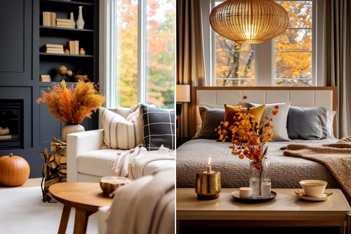 Thanksgiving home décor color schemes