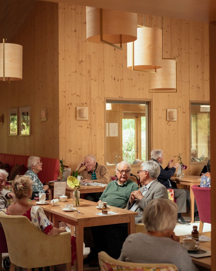 Cafe in retirement community by Mae