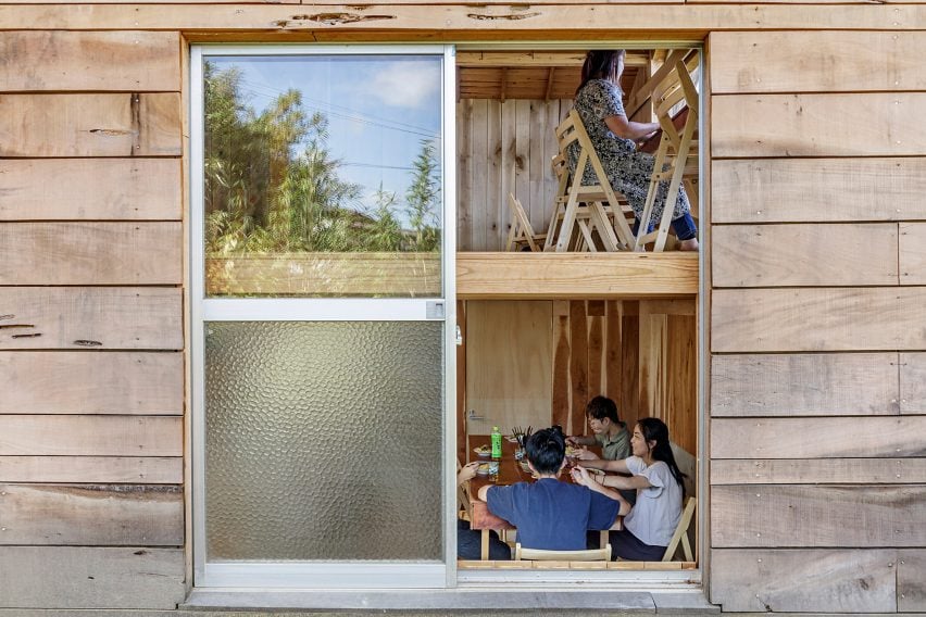 Exterior window at the Ichihara Life and Work Commission office by Kurosawa Kawara-Ten