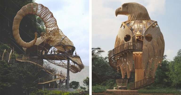 Massive Animal-Shaped Architecture Taking Inspiration From Their Natural Surroundings