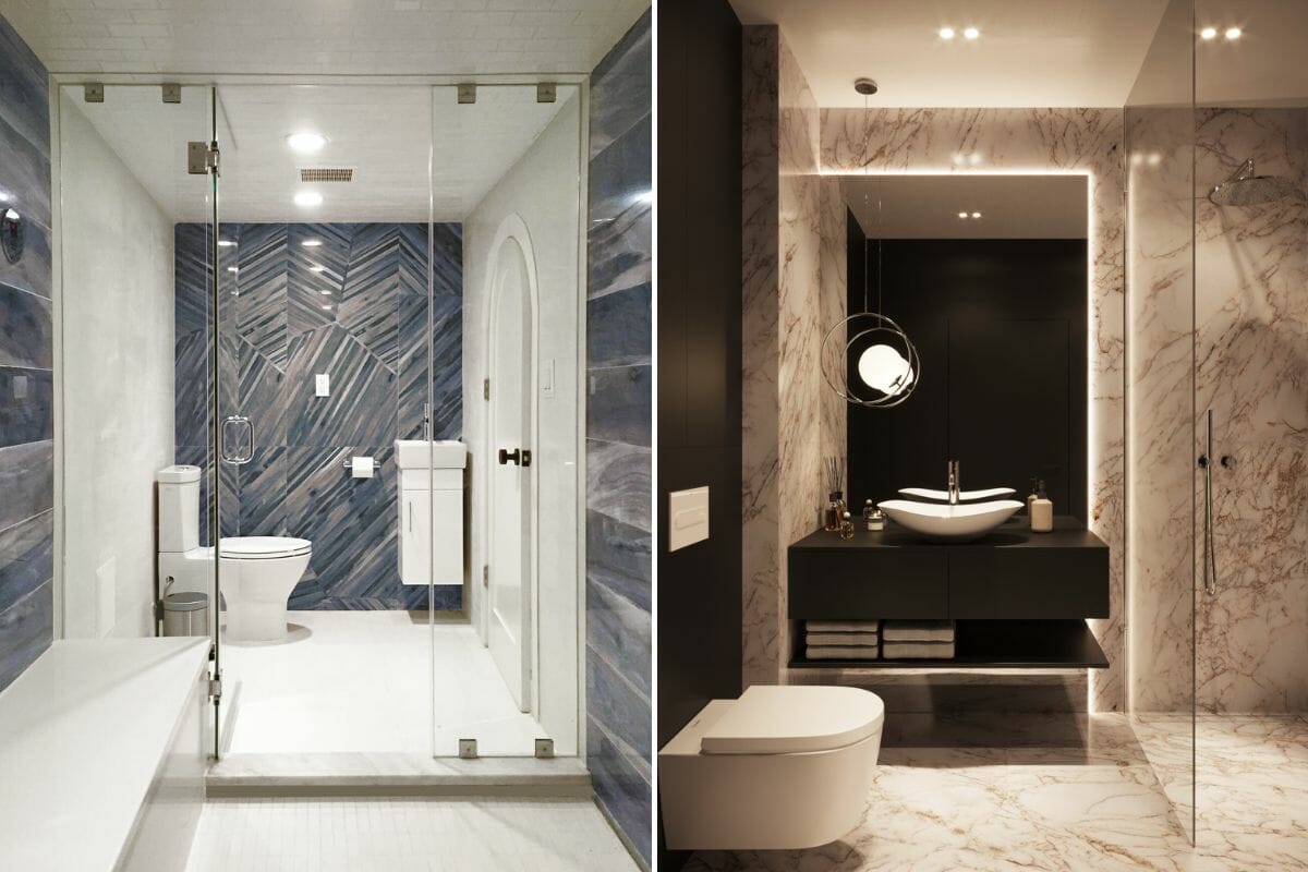Modern bathroom design ideas by Decorilla designers Joyce T. and Karolina K.