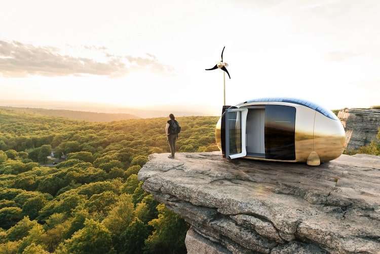 New Solar-Powered Egg-Shaped Tiny Home Includes Panoramic Windows To Bring You Closer to Nature