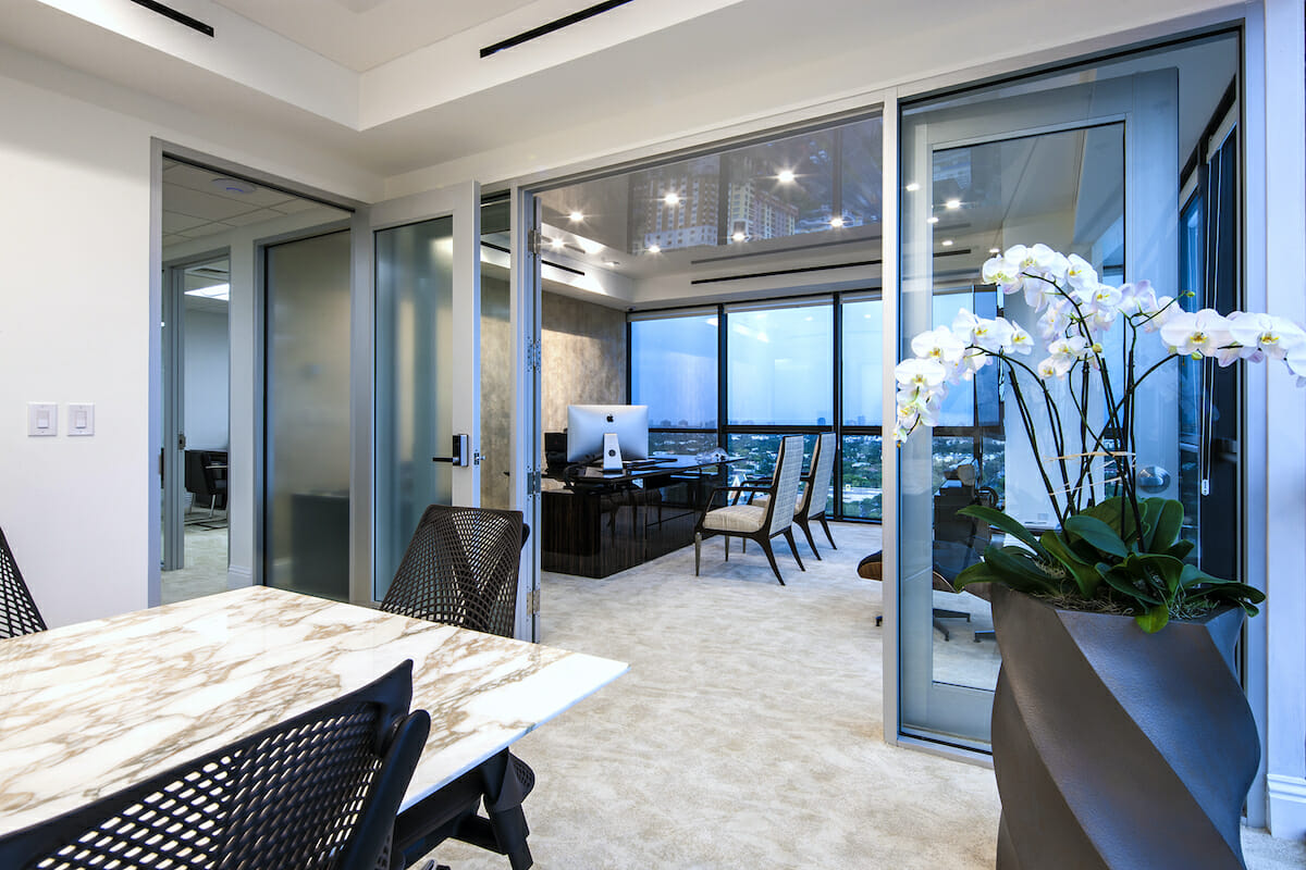 Contemporary office by Decorilla office interior design services