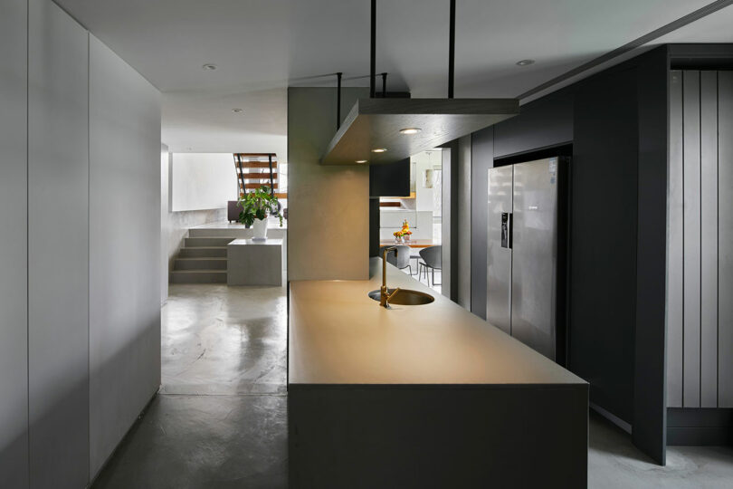 interior view of modern kitchen