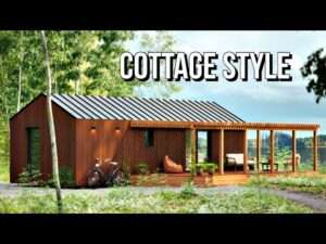 Stunning NEW Cottage-Style PREFAB HOMES with Thermally Modified Wood Cladding Facade!!