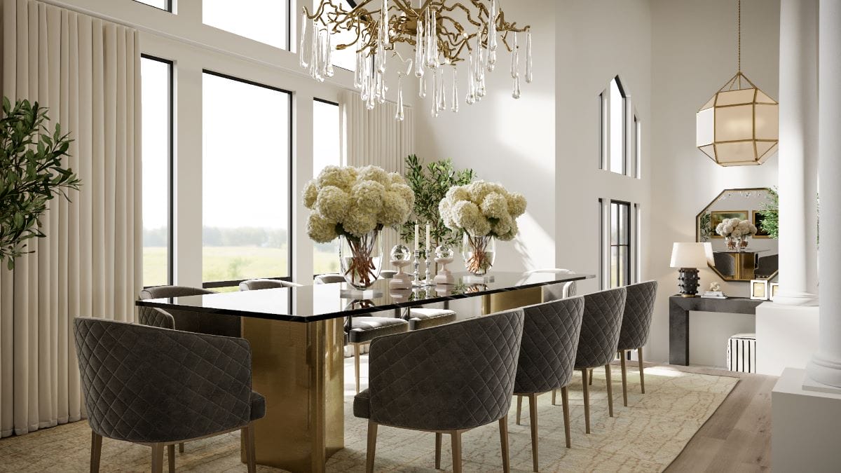 Dining table decor ideas by Decorilla designer Ibrahim H.