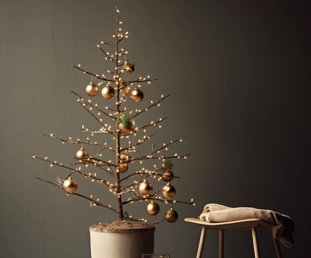 Alternative christmas decorating ideas for a living room