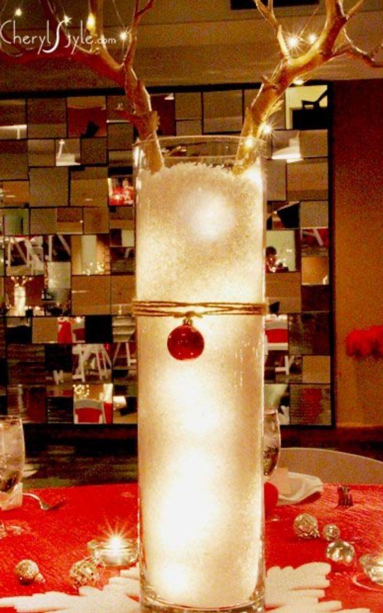 reindeer light up centerpiece