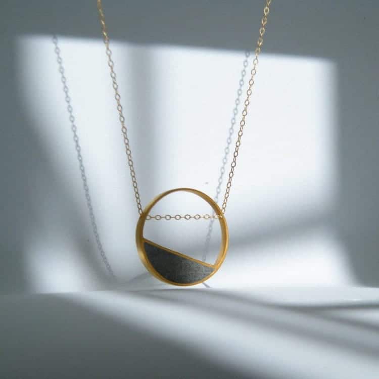 Minimalist Concrete Necklace