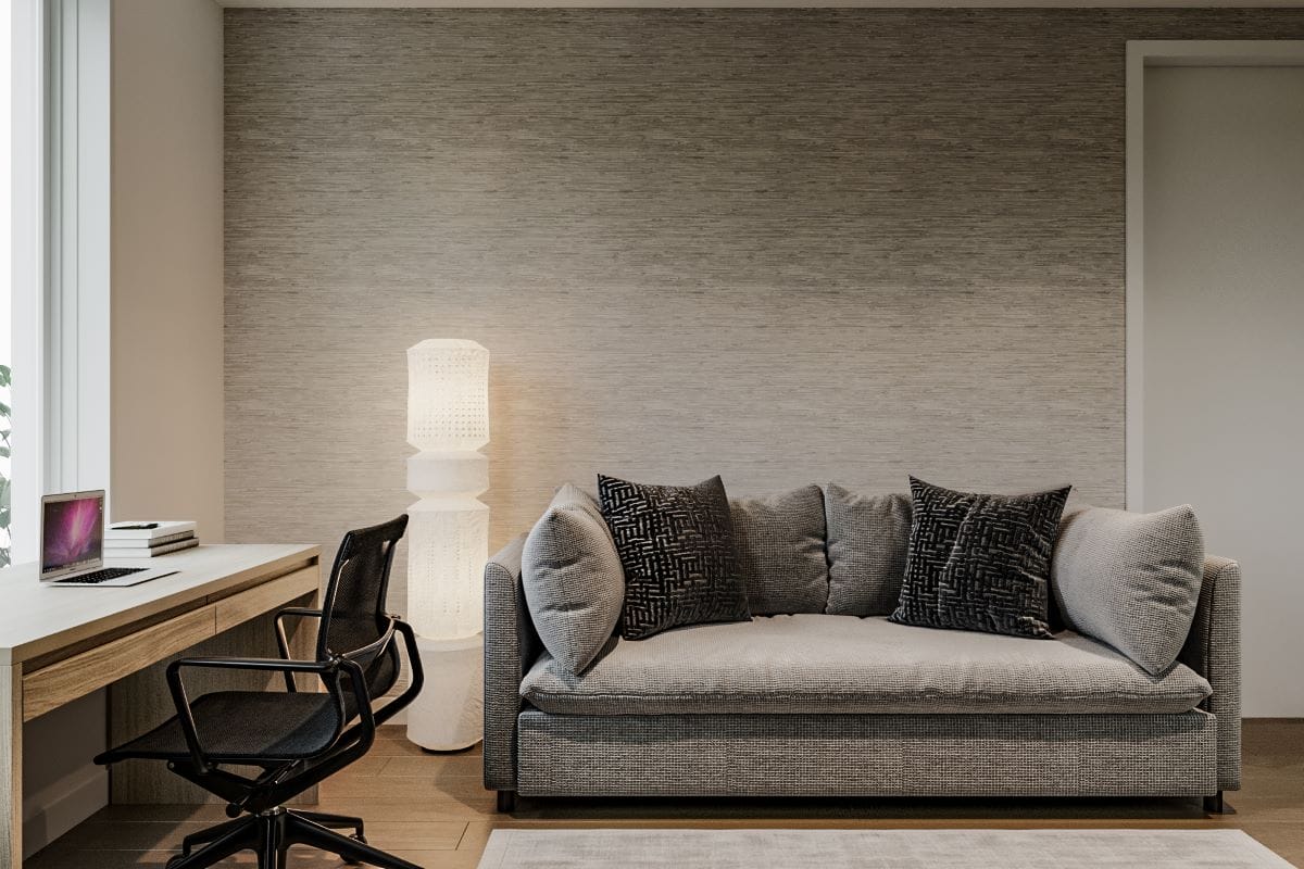 Modern luxury guest room interiors by Decorilla