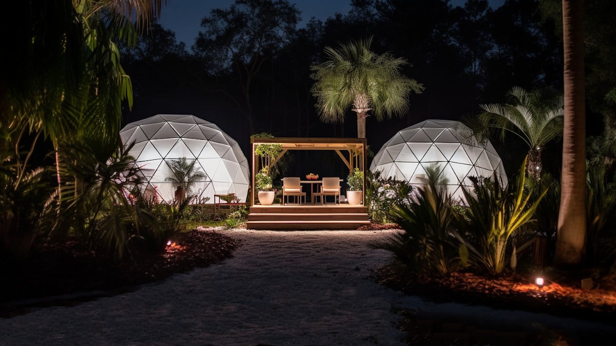 lulu glamping geodesic domes