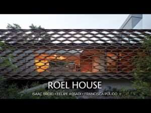 Hexagonal Wooden Lattice Wraps Roel House