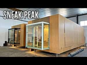 It Happened! Behind the scenes look the latest PREFAB HOME entering the Market!!