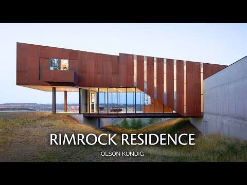 Moose and Coyotes Cross Under this Cliffside House | Rimrock