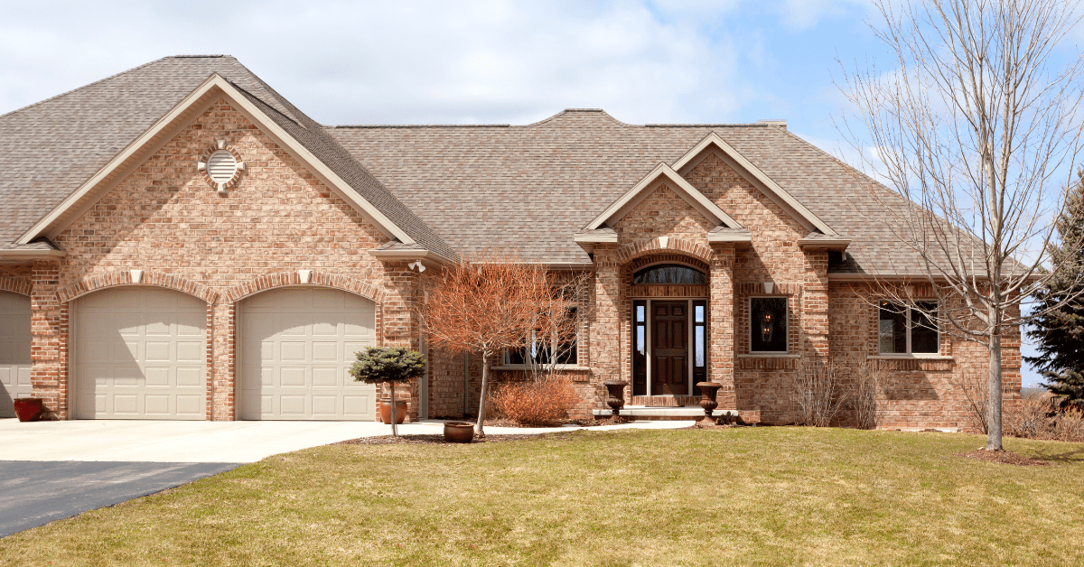 Modern ranch style house.